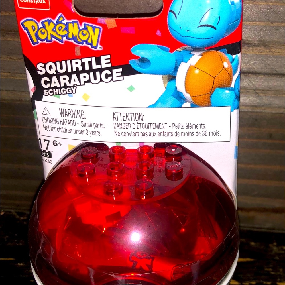 MEGA Construx - Pokemon Pokeball Evergreen Set - SQUIRTLE in Poke Ball (17 Pcs)